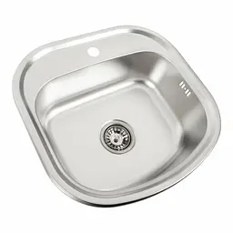 Кухонна мийка з нержавіючої сталі Platinum декор 4947 (0,8/180 мм), Decor - мініатюра 6