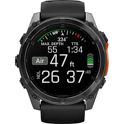 Смарт-годинник Garmin Fenix 8 AMOLED 51mm Slate Gray with Black Silicone Band (010-02905-00) [115050] - мініатюра 10