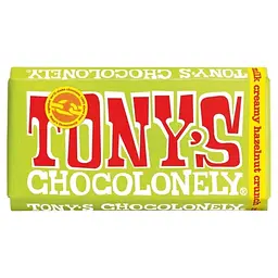 Шоколад Tony's Chocolonely Milk Creamy Hazelnut Crunch молочний з горіхами 180 г