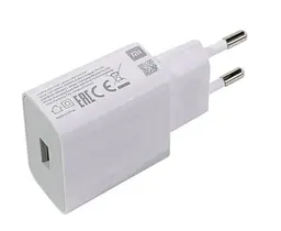 Адаптер - зарядний блок Xiaomi Mi 10W USB (MDY-09-EW) EU вилка (без упаковки)