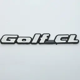 Емблема напис Golf CL скотч 190 x 28 мм 1988-1996