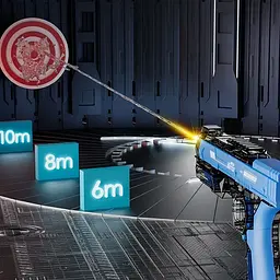 Водяний пістолет DK Water Gun 66-35 Transparent/Blue [138757] - мініатюра 4