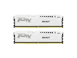 Модуль пам'яті Kingston FURY 32 GB (2x16GB) DDR5 6800 MHz Beast EXPO White (KF568C34BWEK2-32)