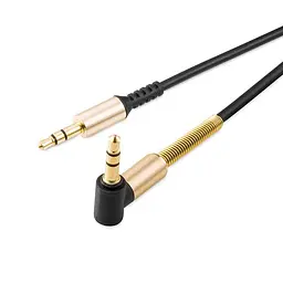 Кабель Aux Audio Hoco UPA-02 3.5-3.5 1m (Black) [23421] - мініатюра 4