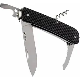 Багатофункціональний ніж Ruike Criterion L32, (8.5 см) 12C27 / G10 чорний, 13 інстр. - мініатюра 2