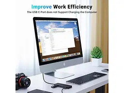USB-хаб UGREEN CM806 USB-C to 4xUSB-C 3.2 Gen2 Black (35584) - мініатюра 6