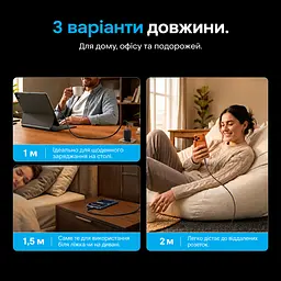 Кабель Vention TSGBF USB-C - USB-C PD 100 Вт 1 м чорний (TSGBF) - мініатюра 14
