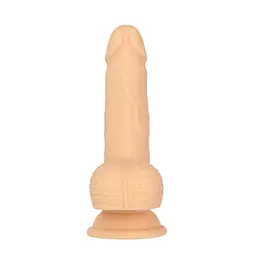 Фалоімітатор-пульсатор Naked Addiction 6.5″ Thrusting Dong With Remote, руху вперед-назад, пульт - мініатюра 2