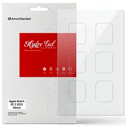 Плівка захисна Armorstandart hydrogel Apple Watch SE 3 2025 40mm 6 pcs (ARM88735)