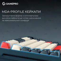 Клавіатура GamePro Asgard Yord Blue (MK266BL) [152949] - мініатюра 6