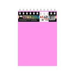 Блокнот Апельсин А5 В-БП5-40Pink 40 аркушів, пружина зверху