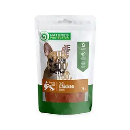 Ласощі для собак Nature's Protection snack for dogs with chicken снеки з курки, 75 г