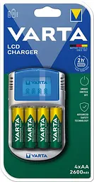 Зарядний пристрій LCD Charger 4хNI MH AA2600 мА•год VARTA teh0018747