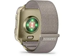 Смарт-годинник Garmin Venu X1 Soft Gold Titanium and French Grey Nylon (010-02980-33/08) - мініатюра 3