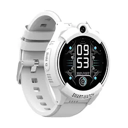 Дитячий розумний смарт годинник-телефон Lemfo M56 з GPS, 4G сім картою, прослуховуванням та кнопкою SOS До 5-7 днів роботи Білий - мініатюра 3