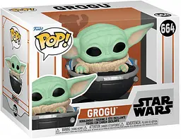 Фігурка Funko Pop Зоряні війни: Мандалорець Грогу Star Wars: The Mandalorian Grogu 10 см FP SW G 664 - мініатюра 3