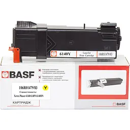 Картридж тон. BASF для Xerox Phaser 6140 аналог 106R01483/106R01479 Yellow ( 2000 ст.) (BASF-KT-106R01479/83) - мініатюра 1