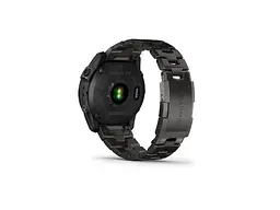 Смарт-годинник Garmin Fenix 7X Sapphire Solar C. Grey DLC Titanium w. Carbon Grey DLC Vented T. Band (010-02541-27) - мініатюра 3