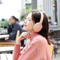 Навушники Baseus Encok Wireless headphone D02 Pro рожеві NGTD010304 - мініатюра 4