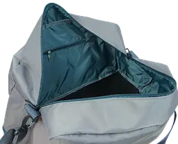 Дорожня сумка з відділом для взуття 40L Wallaby Сіра - мініатюра 8