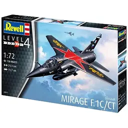 Збірна модель Revell Багатоцільовий винищувач Дассо Міраж F1 рівень 4, 1:72, 150 деталей (RVL-04971)