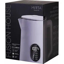Електрочайник Mirta Fusion House KT-1000W - мініатюра 9
