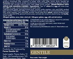 Кекс Gentile Bauletto з вишнею та яблуком 320 г - мініатюра 3
