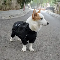 Комбінезон-дощовик для собак Derby Dog Suit Black L - мініатюра 5