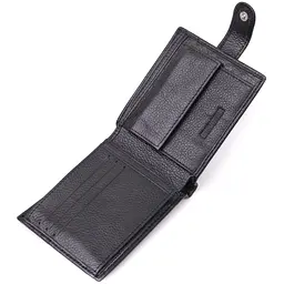 Чоловічий шкіряний портмоне ST Leather 12,2х10,3х2 см acs0028312 - мініатюра 4
