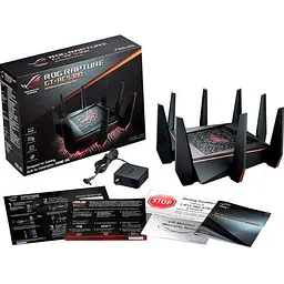 Бездротовий маршрутизатор [роутер] Asus ROG Rapture [GT-AC5300] [94541] - мініатюра 4