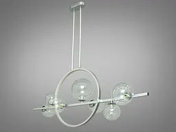 Люстра стельова LED Diasha 1003-7HR Loft, модель на 7 плафонів, G9, висота 94 см, для кухні та їдальні - мініатюра 2