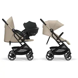 Коляска Cybex Beezy Almond Beige (з бампером) (524000183) - мініатюра 5