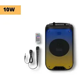 Портативна колонка XPRO RX-8150 валіза 10Вт USB SD FM радіо Bluetooth 1 мікрофон ДУ (MER-15710) - мініатюра 2