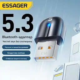 Адаптер Essager USB Bluetooth 5.3 - мініатюра 7
