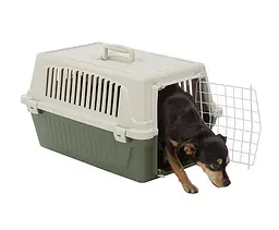 Переноска для собак та котів Ferplast Atlas 10 EL сіра до 5 кг 48x32.5x29 см 73007199 - мініатюра 2