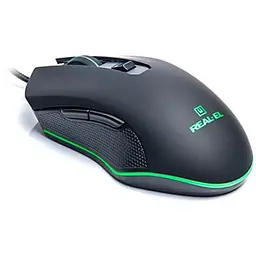 Комп'ютерна мишка Real-El RM-550 USB Black (EL123200027) - мініатюра 8
