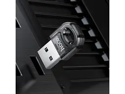 Bluetooth-адаптер Hoco UA28 v5.1 Black - мініатюра 7