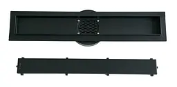 Душовий канал VBI Fort 2в1 70 black VBI-060107BL - мініатюра 2
