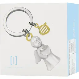 Брелок Metalmorphose White Angel & Chrome Heart & Gold Harp (8000020291018) - мініатюра 4