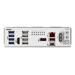 Материнська плата B850 A STEALTH ICE sAM5 B850 4xDDR5 M.2 HDMI ATX білий Gigabyte teh0019088 - мініатюра 6