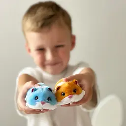 Інтерактивна м'яка іграшка Pets & Robo Alive Кумедний хом'ячок помаранчевий (9543-4) - мініатюра 6