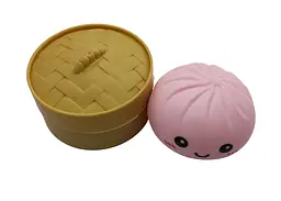 Антистрес (сквіш) "Dumpling. Пельмень" 77910, Ціна за 1 штуку, в упаковці Рожевий