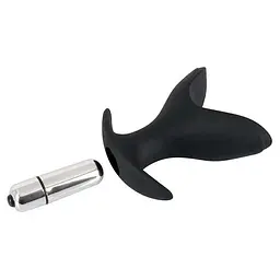 Анальна пробка-розширювач з вібрацією Black Velvets Anchor Plug 12,2 см K000671