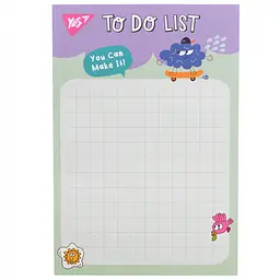 Папір для нотаток на магніті Yes To Do List Stand with Ukraine 13.7х20 см 52 аркуші (170340)