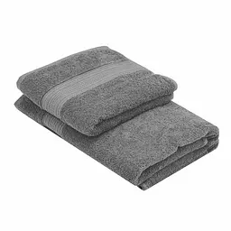 Рушник махровий Ardesto SuperSoft, 50х90см, 100% бавовна, сірий (ART2250SLP) - мініатюра 5