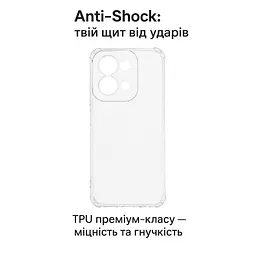 Чохол до мобільного телефона BeCover Anti-Shock Xiaomi Redmi 15C 4G/5G Clear (713812) - мініатюра 2