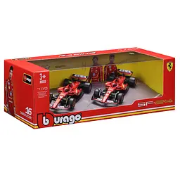 Набір автомоделей Bburago Ferrari Racing SF-24, 1:43 (18-36839) - мініатюра 3