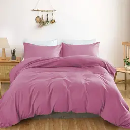 Простирадло на гумці MirSon Satin Light Pro 10-020 Dusty pink 80x200 см рожеве (2200011024875) - мініатюра 2