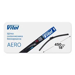 Щітка склоочисника Vitol AERO 18" (450 мм) (VB-18450) - мініатюра 4