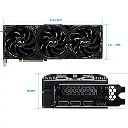 Відеокарта Palit GeForce RTX 5070 Ti GamingPro OC V1 [NE7507TS19T2-GB2031Y] UA [152334] - мініатюра 11
